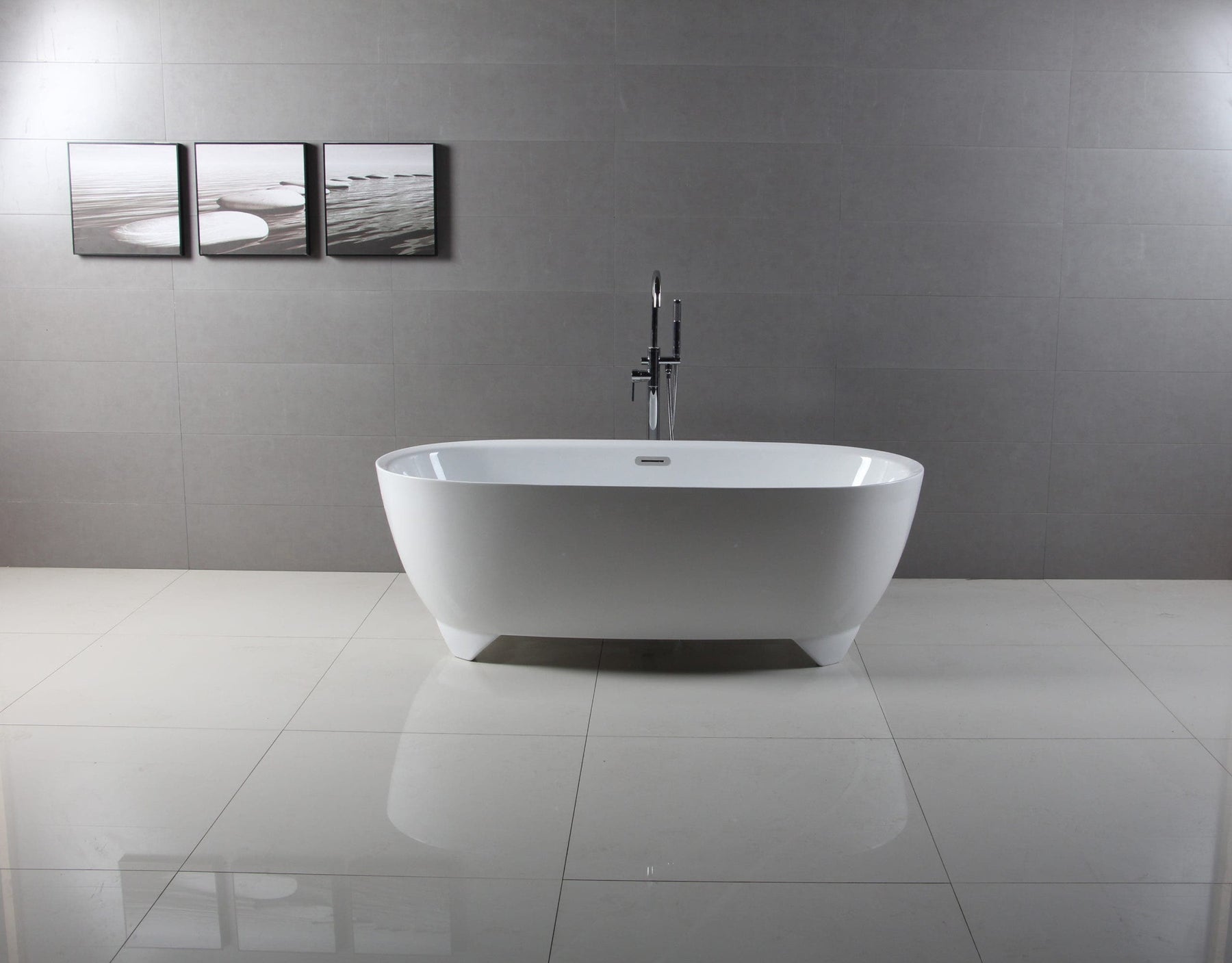 VTDE673123S Acrylic Tubs, White