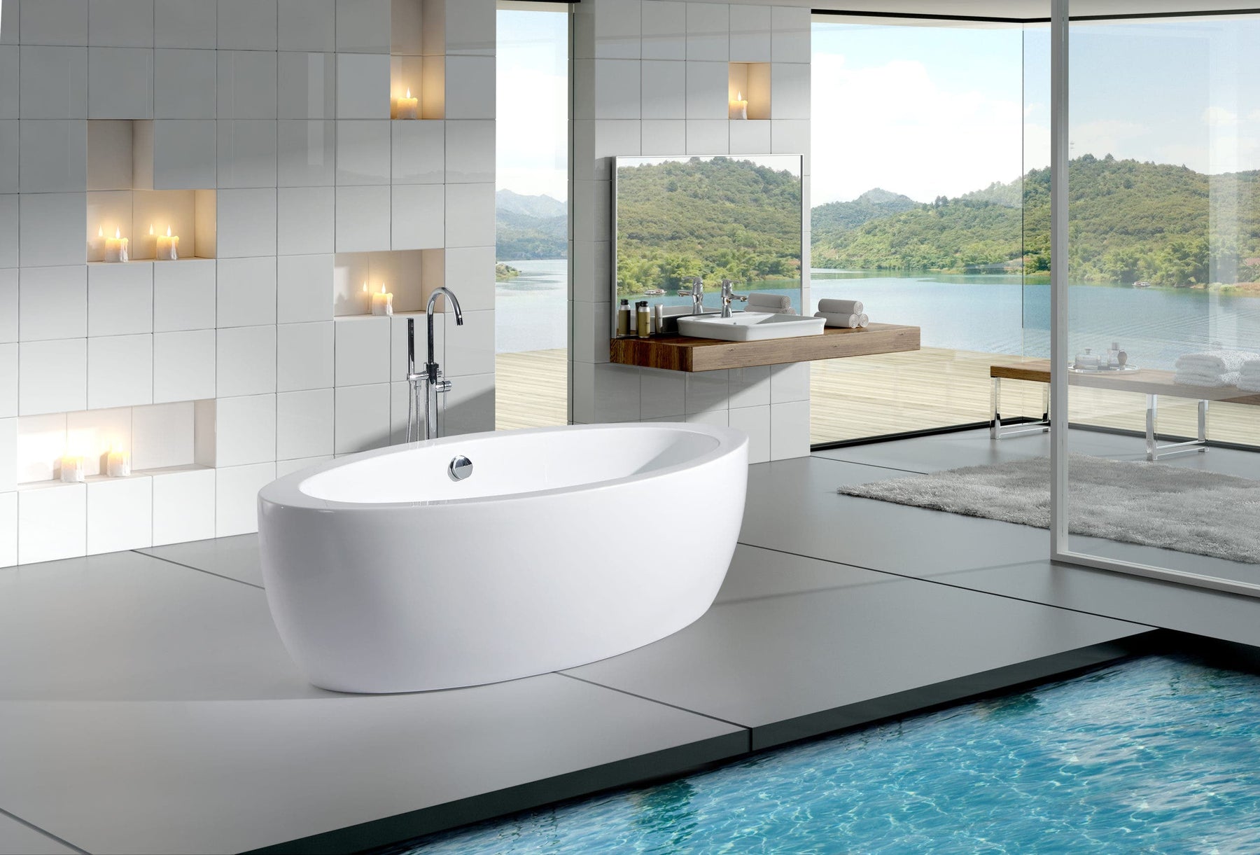 5 Beautiful Bathtub Setups for When you Just Need to Relax
