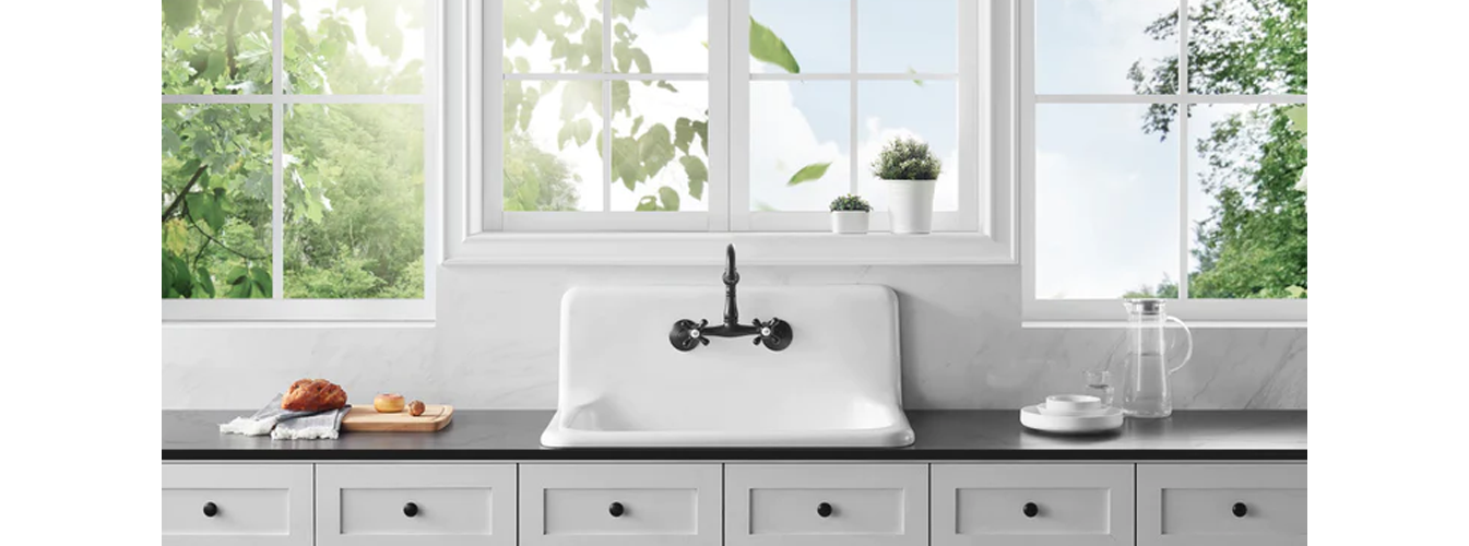 Best Matching Fixtures and Accessories for a Cast Iron Wall Sink