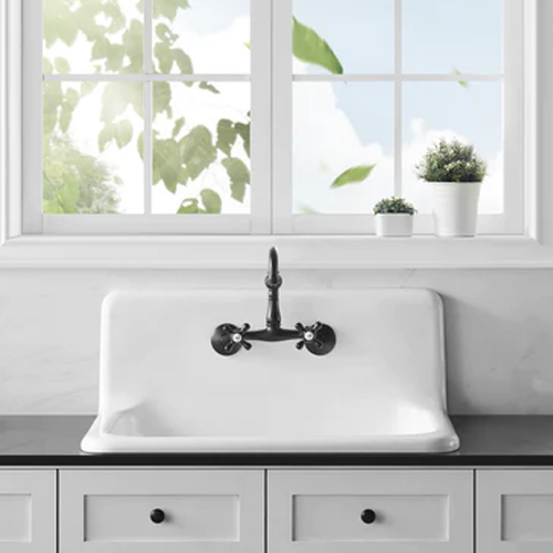 Best Matching Fixtures and Accessories for a Cast Iron Wall Sink