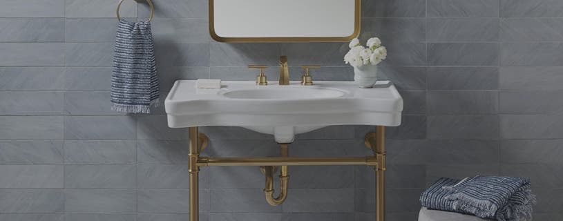 Contemporary vs. Traditional Console Vanity Leg Styles