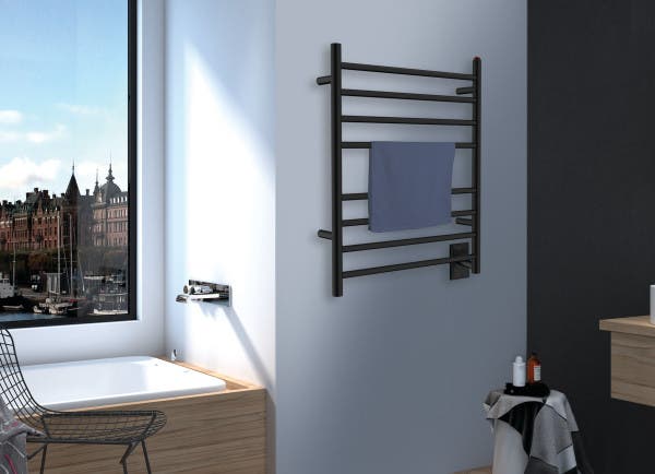 Matte Black Towel Warmer, TWW3624MB