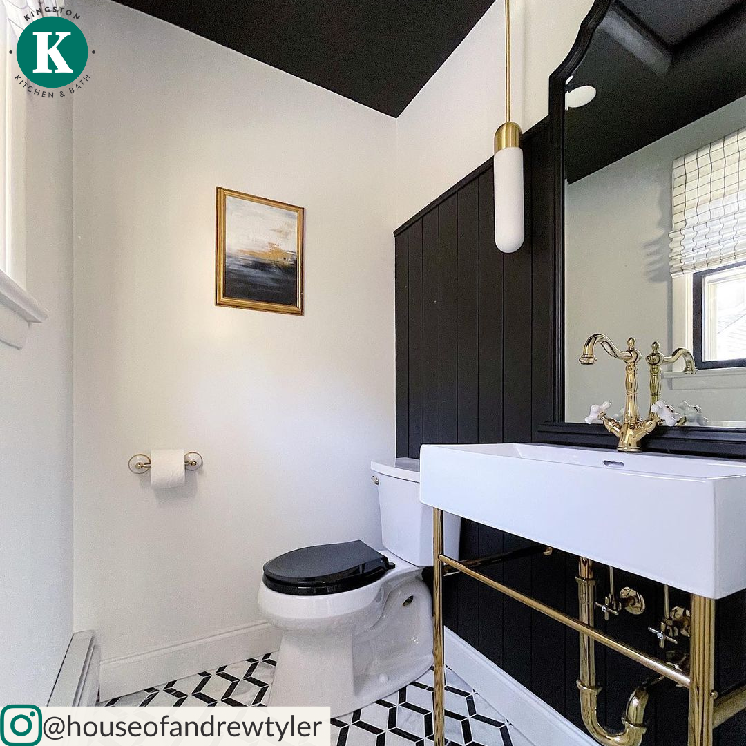 Using Black Paint in the Bathroom | KINGSTON Brass
