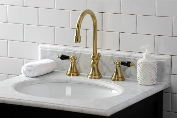 Brushed Brass Widespread Faucet, KS2987PKL