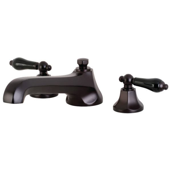KINGSTON Brass Georgian KS7028GL Two-Handle 3-Hole Wall Mount - View #5