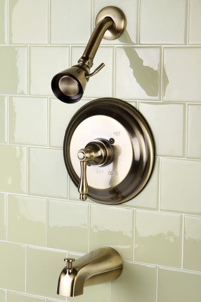 Antique Brass Tub Faucet, KB3633AL