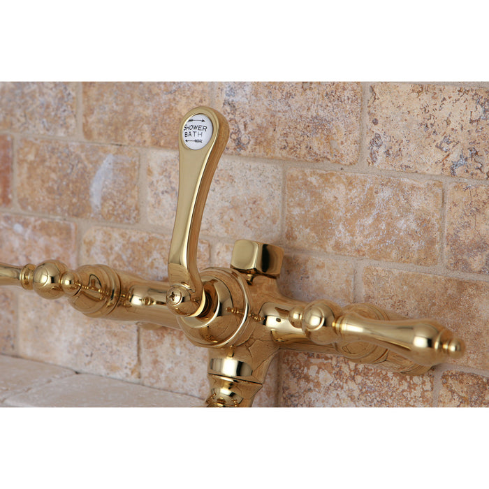 Kingston Heirloom ABT100-2 - Vintage Tub Faucet Body, Polished Brass