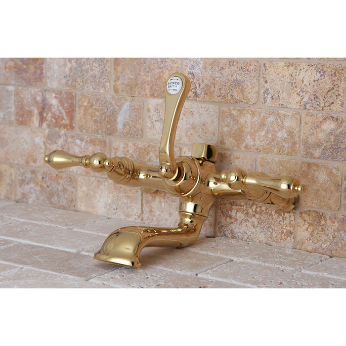 Kingston Heirloom ABT100-2 - Vintage Tub Faucet Body, Polished Brass