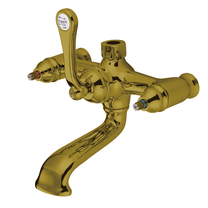 Kingston Heirloom ABT100-2 - Vintage Tub Faucet Body, Polished Brass