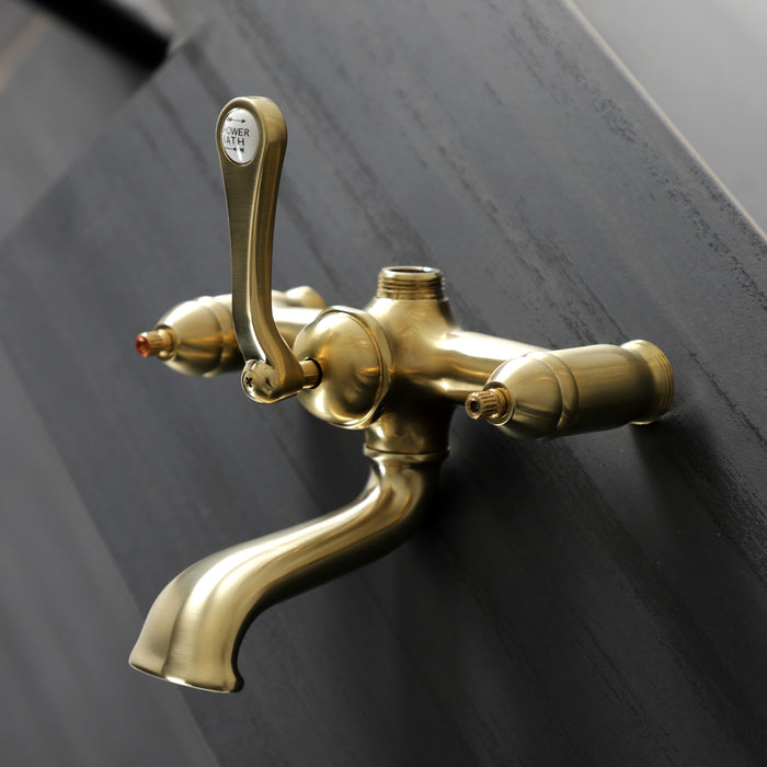 Kingston Heirloom ABT100-7 - Vintage Tub Faucet Body, Brushed Brass
