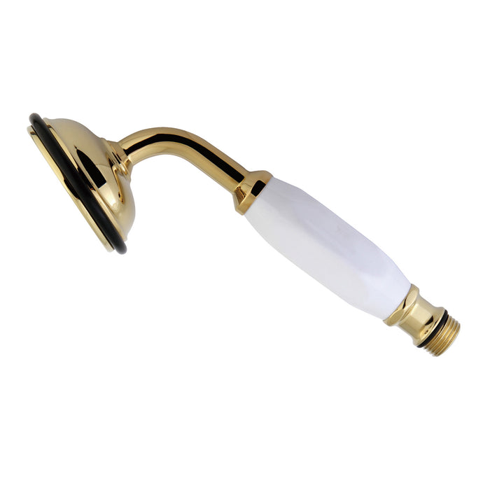 Kingston Heirloom ABT1020-2 - Vintage Single Function Round Hand Shower, Polished Brass