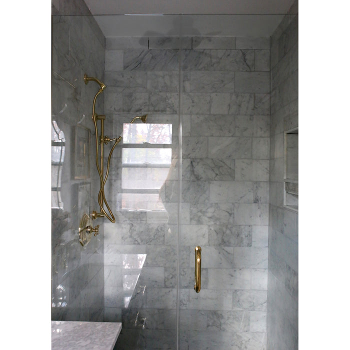 Kingston Vintage ABT1030A2 59-Inch Stainless Steel Shower Hose, Polished Brass