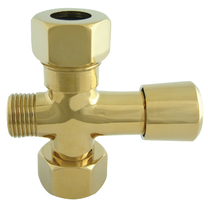 Kingston Vintage ABT1060-2 Shower Arm Diverter, Polished Brass