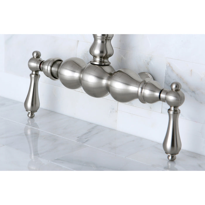 Kingston Vintage ABT300-8 Gooseneck Tub Faucet Body, Brushed Nickel