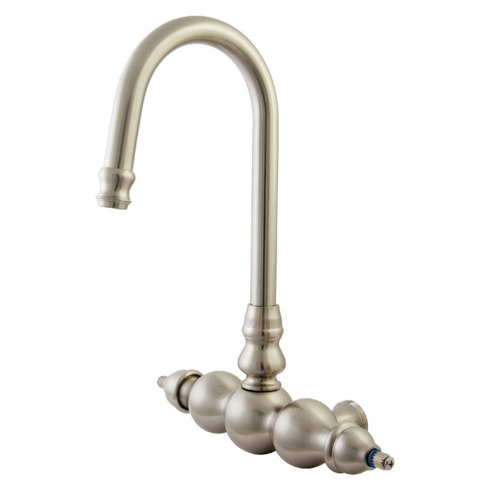 Kingston Vintage ABT300-8 Gooseneck Tub Faucet Body, Brushed Nickel