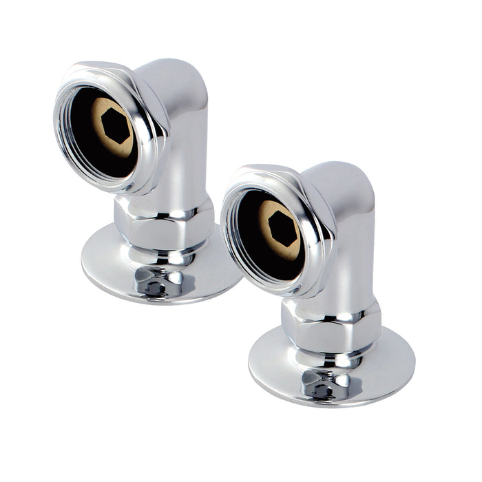 Kingston Aqua Vintage AE2RS1 2-Inch Deck Mount Tub Faucet Riser, Polished Chrome