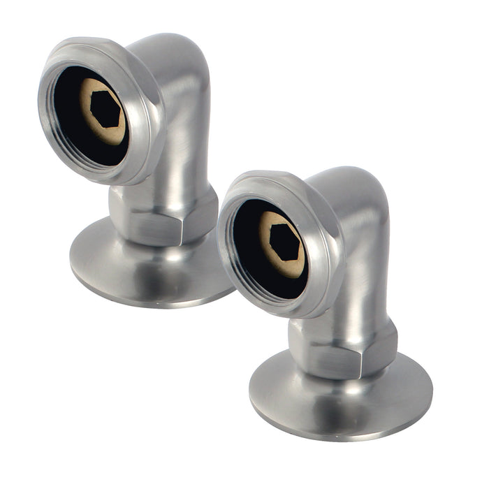 Kingston Aqua Vintage AE2RS8 2-Inch Deck Mount Tub Faucet Riser, Brushed Nickel