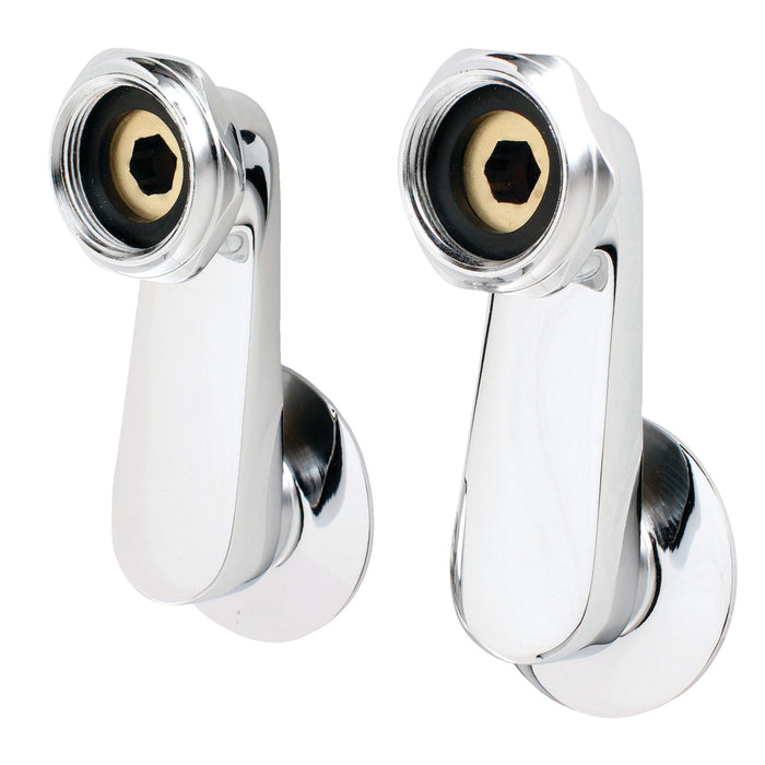 Kingston Vintage AE3SE1 Swivel Elbows for Wall Mount Tub Faucet, Polished Chrome