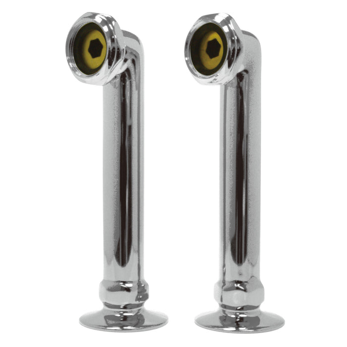 Kingston Aqua Vintage AE6RS1 6-Inch Deck Mount Tub Faucet Riser, Polished Chrome