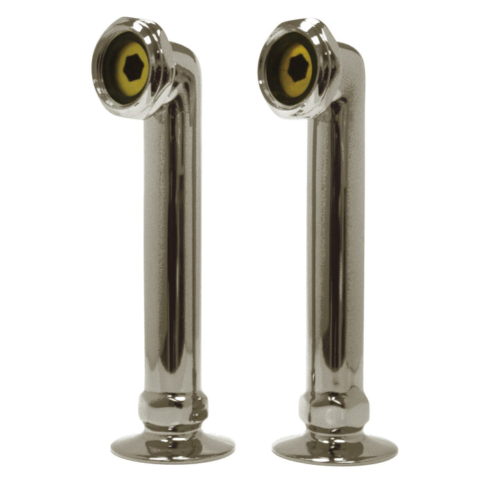 Kingston Aqua Vintage AE6RS8 6-Inch Deck Mount Tub Faucet Riser, Brushed Nickel