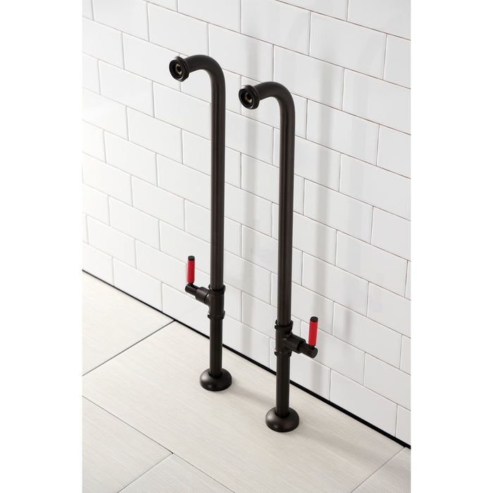 Kingston Concord AE810S5DKL Freestanding Tub Supply Line, Oil Rubbed Bronze