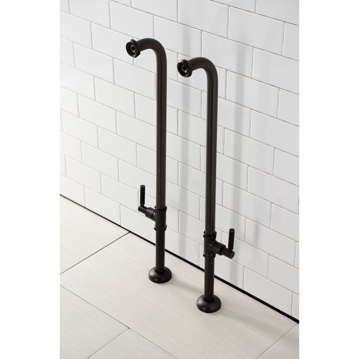 Kingston Concord AE810S5DKL Freestanding Tub Supply Line, Oil Rubbed Bronze