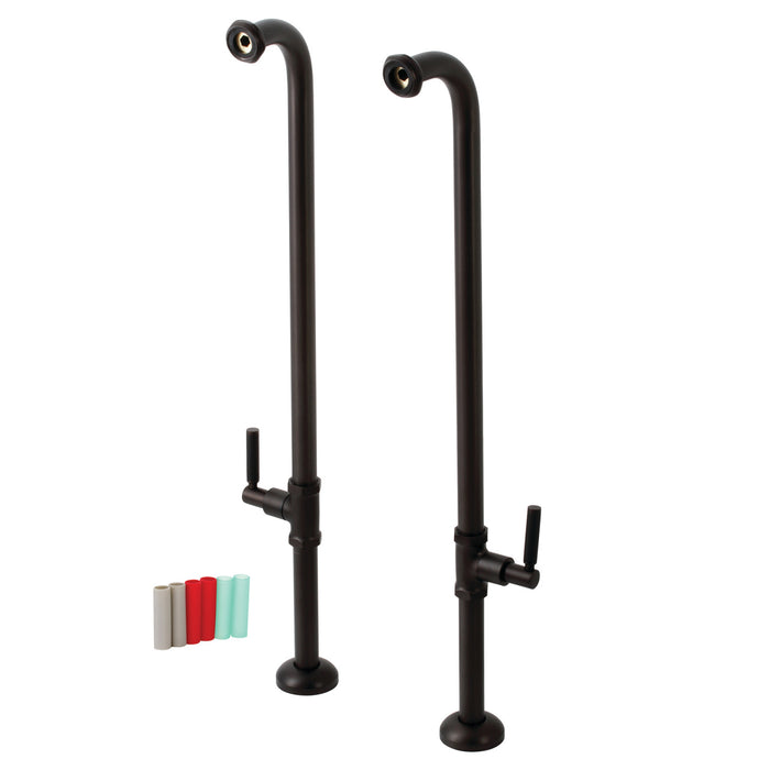 Kingston Concord AE810S5DKL Freestanding Tub Supply Line, Oil Rubbed Bronze
