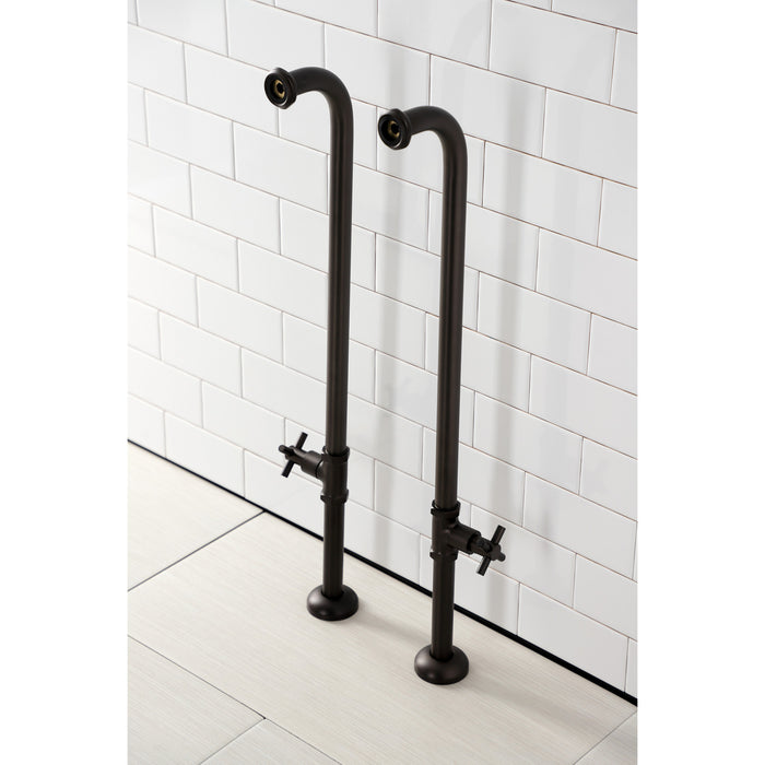 Kingston Concord AE810S5DX Freestanding Tub Supply Line, Oil Rubbed Bronze