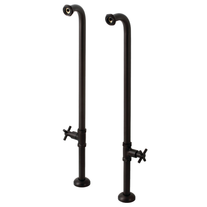 Kingston Concord AE810S5DX Freestanding Tub Supply Line, Oil Rubbed Bronze