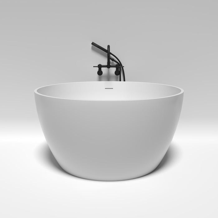 Kingston Sona AE8150DL - Concord Three-Handle 2-Hole Tub Wall Mount Clawfoot Tub Faucet with Hand Shower, Matte Black