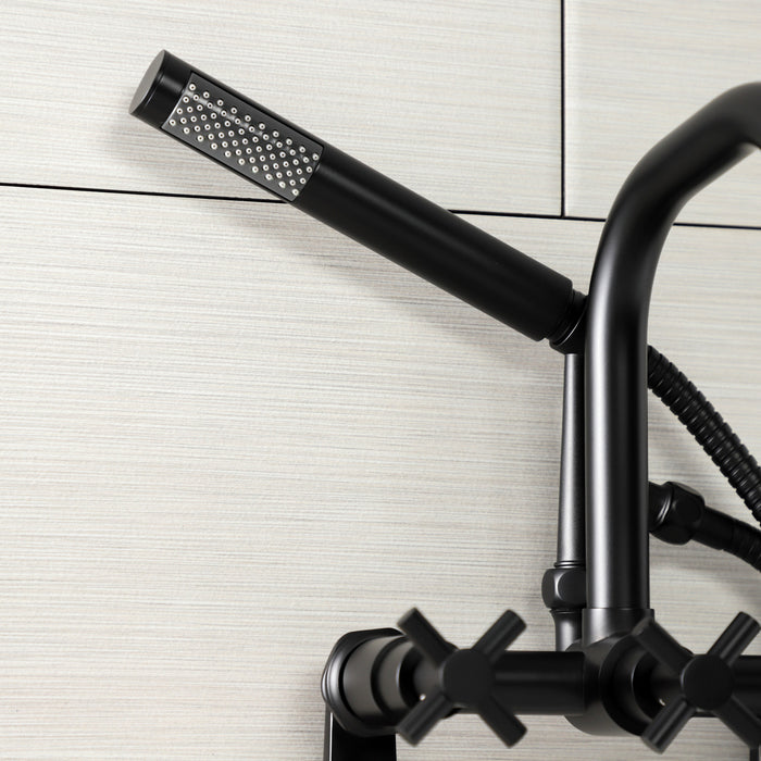 Kingston Sona AE8450DX - Concord Wall Mount Clawfoot Tub Faucet, Matte Black