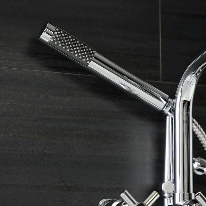 Kingston Sona AE8451DX - Concord Wall Mount Clawfoot Tub Faucet, Polished Chrome