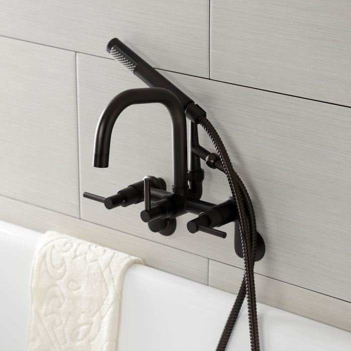 Kingston Sona AE8455DL - Concord Wall Mount Clawfoot Tub Faucet, Oil Rubbed Bronze