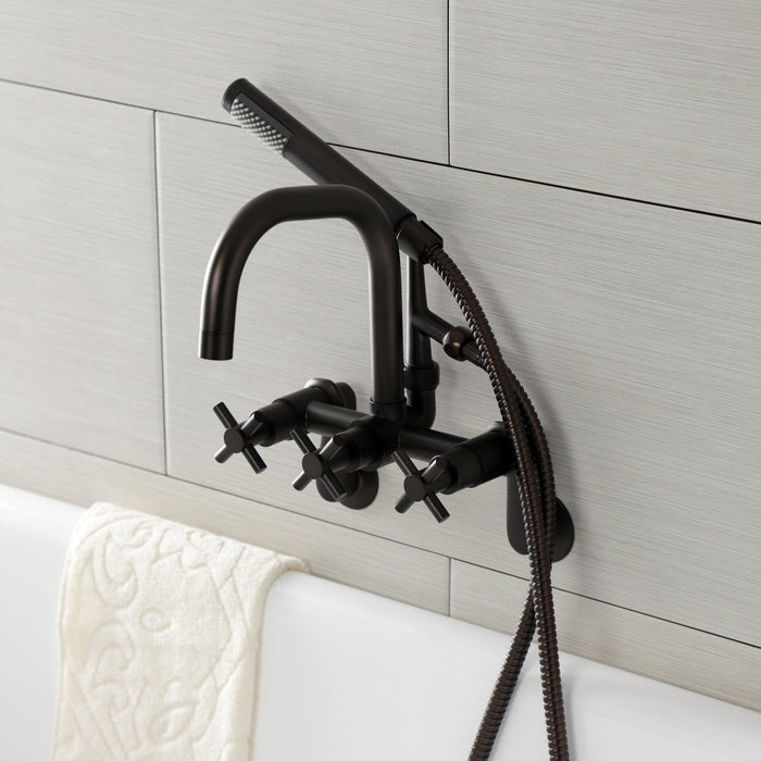 Kingston Sona AE8455DX - Concord Wall Mount Clawfoot Tub Faucet, Oil Rubbed Bronze