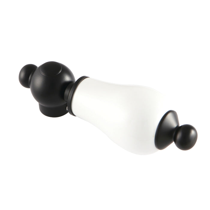Kingston Aqua Vintage AECL0 Porcelain Lever Handle, Matte Black