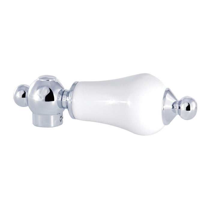 Kingston Aqua Vintage AECL1 Porcelain Lever Handle, Polished Chrome