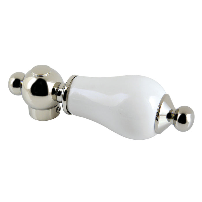Kingston Aqua Vintage AECL6 Porcelain Lever Handle, Polished Nickel