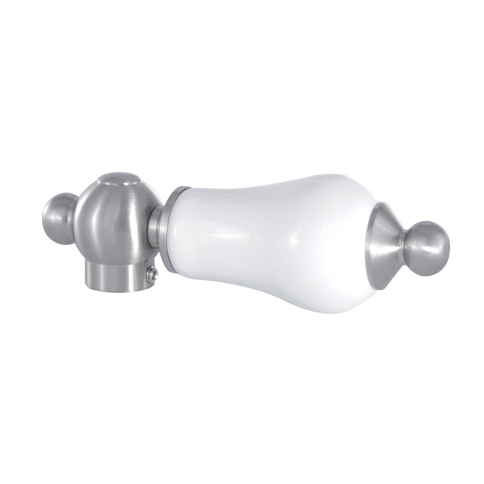 Kingston Aqua Vintage AECL8 Porcelain Lever Handle, Brushed Nickel