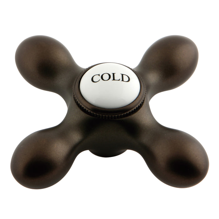 Kingston Aqua Vintage AEMX5C Brass Cross Handle (Cold Side), Oil Rubbed Bronze