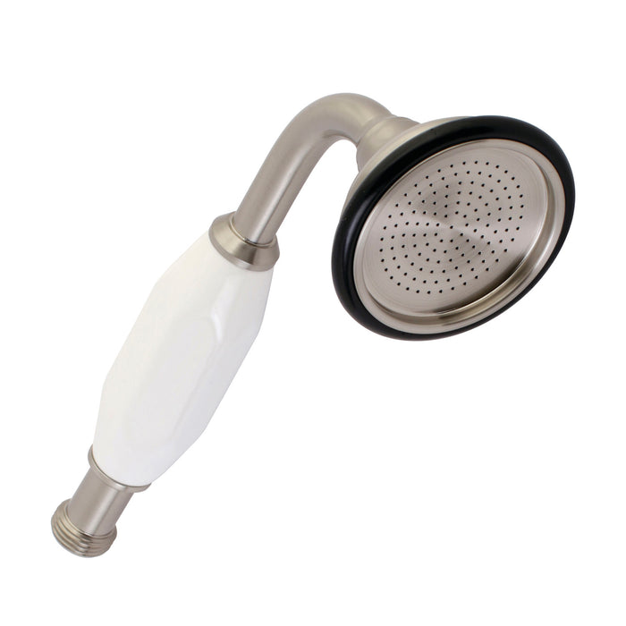 Kingston Heirloom AET1020-8 - Vintage Single Function Round Hand Shower, Brushed Nickel