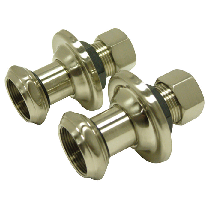 Kingston Aqua Vintage AEU4108 1-3/4 Inch Wall Union Extension, Brushed Nickel