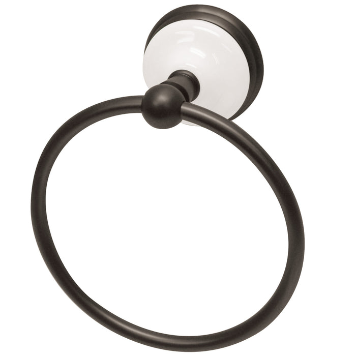 Kingston Heirloom BA1114ORB - Victorian 6-Inch Towel Ring, Oil Rubbed Bronze