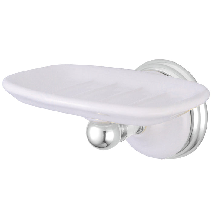 Kingston Heirloom BA1115C - Victorian Wall-Mount Soap Dish Holder, Polished Chrome