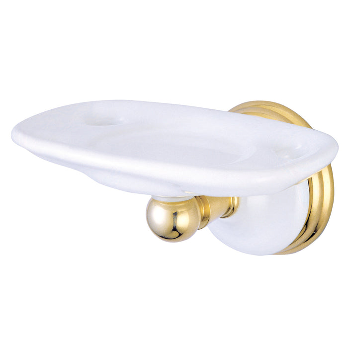Kingston Heirloom BA1116PB - Victorian Toothbrush and Tumbler Holder, Polished Brass