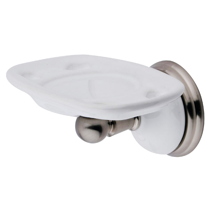 Kingston Heirloom BA1116SN - Victorian Toothbrush and Tumbler Holder, Brushed Nickel
