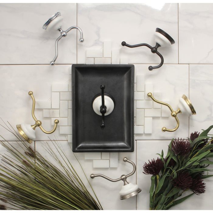 Kingston Heirloom BA1117MB - Victorian Robe Hook, Matte Black