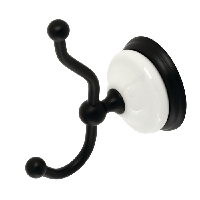 Kingston Heirloom BA1117MB - Victorian Robe Hook, Matte Black