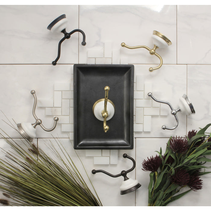 Kingston Heirloom BA1117PB - Victorian Robe Hook, Polished Brass