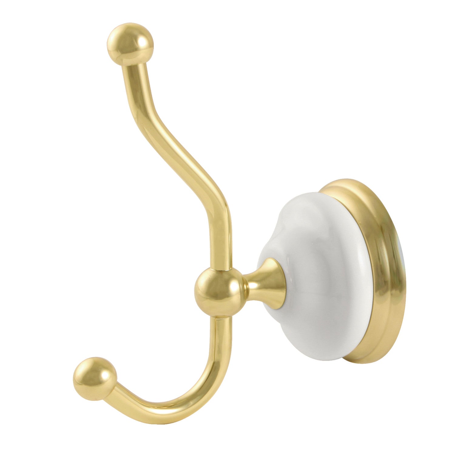 Kingston Brass BA4814PB Metropolitan Towel Ring – Polished Brass, 6" Diameter, Solid Brass Construction, Modern Design