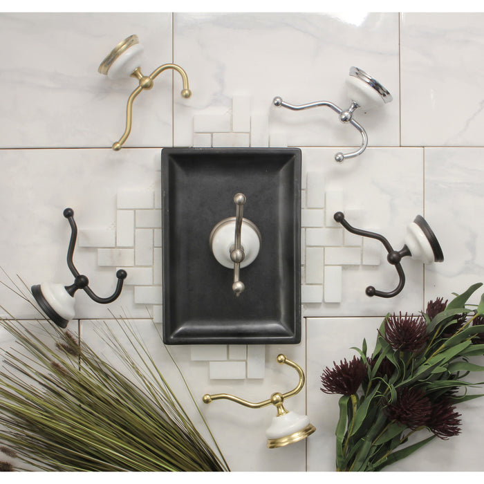 Kingston Heirloom BA1117SN - Victorian Robe Hook, Brushed Nickel